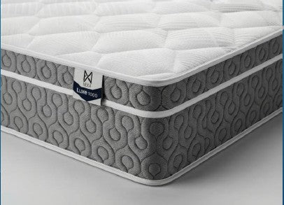 Healthy Sleep Mattress NEXA Hybrid Lite Deluxe 28cm pocket spring mattress with 1000 springs, showcasing its plush, supportive surface.