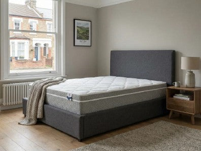Healthy Sleep Mattress Firm NEXA Hybrid Lite Deluxe 28cm pocket spring mattress, showing its plush surface and supportive structure.