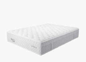 Full view of a Neo Gravity Cloud full foam mattress by Healthy Sleep Mattress showcasing its plush, cloud-like surface and supportive design.